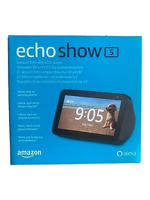 Kaufen Amazon Echo Show 5 Smart Display Lautsprecher - Anthrazit OVP • 49.99€