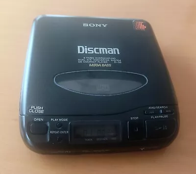 Kaufen Sony Discman D-33 Vintage Walkman Portable Tragbarer CD Player • 34.10€