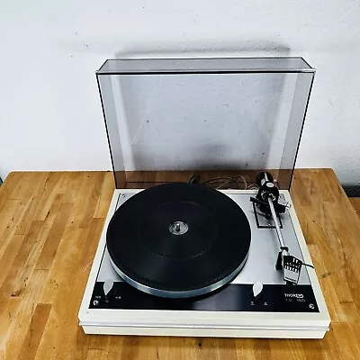 Kaufen Thorens TD 160 Plattenspieler Weiß Vintage 70er • 299€