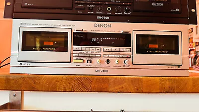 Kaufen DENON DN-740 R Kassettenrekorder 740R - Professional Doppel-AutoReverse-Tapedeck • 69€