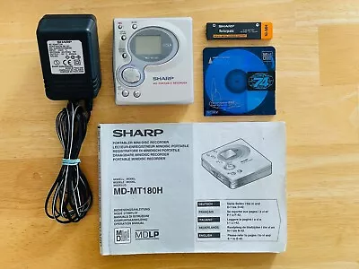 Kaufen MD Minidisc Walkman Sharp MD MT 180H PORTABLE MINIDISC Player & Recorder MDLP • 20.50€