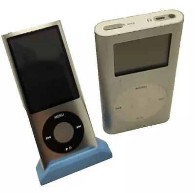 Kaufen Apple IPod Mini Silber A1051 + Ipod Nano A1320 Defekt Musik Mobil Tragbar Player • 34.99€