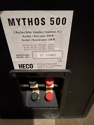 Kaufen Heco Mythos 500  Loudspeaker Lautsprecher Stereo Hifi  • 100€