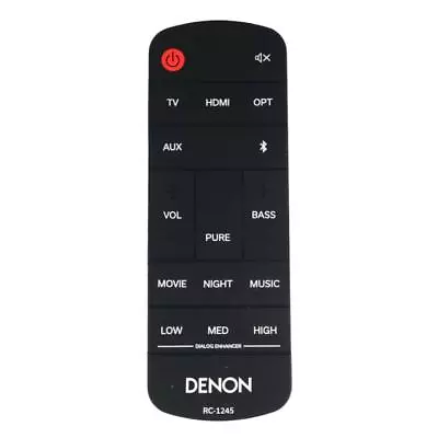 Kaufen *NEU* Original Denon RC-1245/RC1245 Soundbar Fernbedienung • 38€
