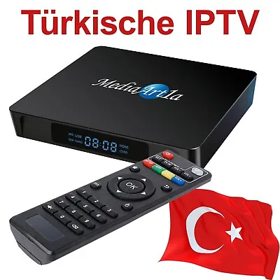 Kaufen Türkische Internet TV IPTV Box Mediaart-1a Android Kostenlose öffentliche Kanale • 99€
