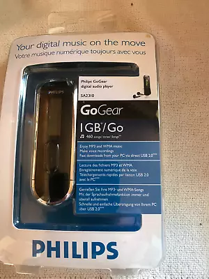 Kaufen PHILIPS GoGear Music Flash MP3 Player Digital Audio Walkman 1GB SA2310/02  NEU • 45€
