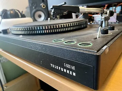 Kaufen Telefunken S600 Hifi Plattenspieler / Turntable, Ortofon AS212, Shure V15-III-TM • 480€