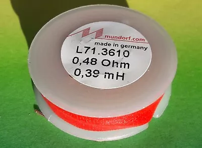 Kaufen 1 X MUNDORF Luftspule / Air Coil 0,39 Mh L 71 Hifi Crossover Coil • 5.79€