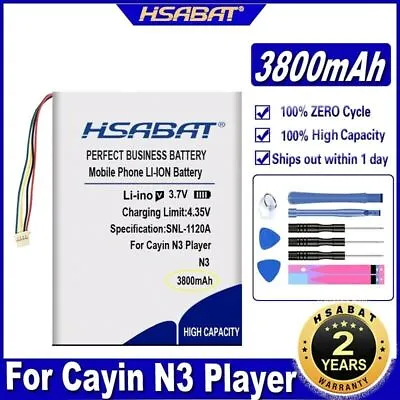 Kaufen HSABAT N3 Player 3800mAh Akku Für Cayin N3 Player Akkus • 45.66€