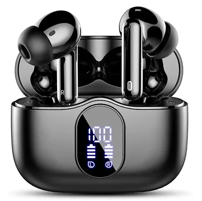 Kaufen Bluetooth Kopfhörer 5.3 Sport In Ear  Mit 4 Mikrofon LED Anzeige 40 Stunden HiFi • 11.99€