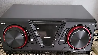 Kaufen Karcher MC 5400D CD/MP3 Kompakt-Stereoanlage - Schwarz/Rot • 130€