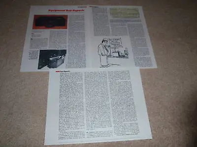Kaufen Nakamichi RX-505 Kassette Review,3 Seiten,1984, Brille, Info Ultimate Auto • 11.41€