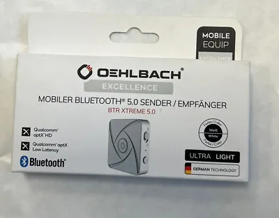 Kaufen OEHLBACH BTR Xtreme 5.0 Bluetooth Sender Und Empfänger Weiß Ultra Light • 45€