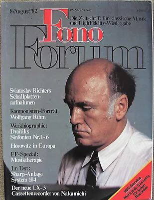 Kaufen Fono Forum 8/82 Nakamichi LX3, Sharp-Optonica System 104, S. Richter, Horowitz • 7€