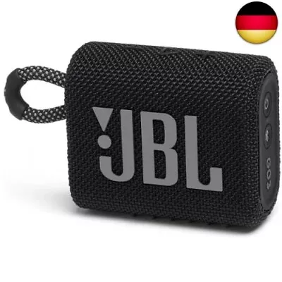 Kaufen JBL GO 3 Kleine Bluetooth Box In Schwarz ? Wasserfester, Tragbarer Lautsprecher • 47.50€