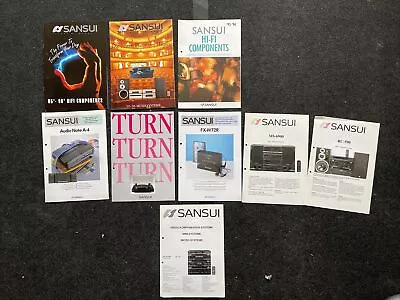 Kaufen SANSUI Produktheft Sammlung  CD AV CASSETTE DECK Systeme - Hifi Hefte • 59€