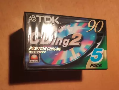 Kaufen 1 Fünferpack Musikkassette Leer, TDK CDing2 In Originalverpackung • 5.50€