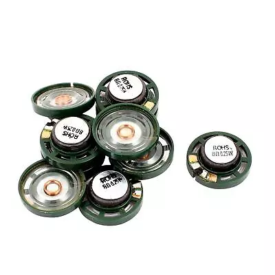 Kaufen 10stk 0.25W 27mm Durchmesser 8 Ohm Interner Mini Magnetlautsprecher Lautsprecher • 15.09€