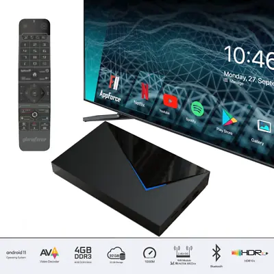 Kaufen Gloriaforce RTX Quattro 4K UHD AndroidTV 11 IP-Receiver HDR10+, Dual-WiFi, LAN • 169€