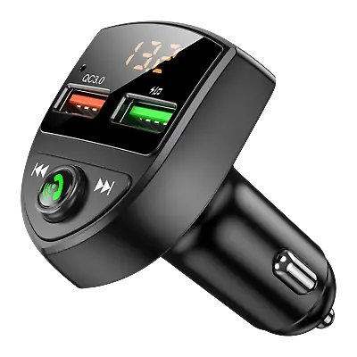 Kaufen Bluetooth FM Transmitter Auto Radio MP3 Player Dual USB Ladegerät Adapter KFZ • 8.99€