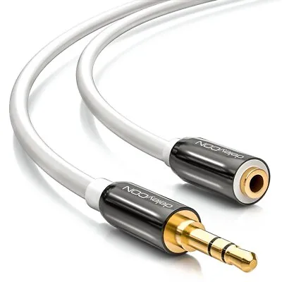 Kaufen DeleyCON PREMIUM HQ Stereo Audio Klinken Kabel / 3,5mm Stecker Zu Buchse [1,5m] • 6.69€