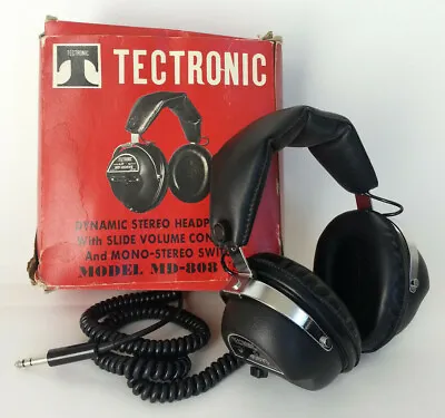 Kaufen CASQUE AUDIO Vintage TECTRONIC MD-808VS Made In Japan DYNAMIC STEREO HEADPHONES • 150€