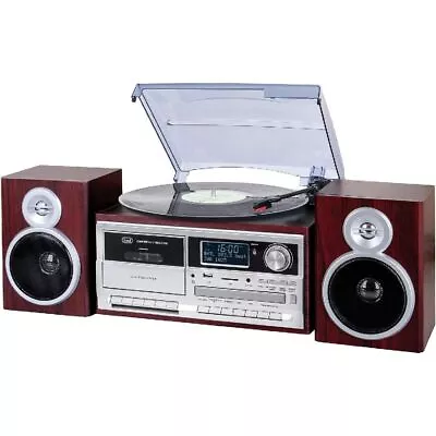 Kaufen Trevi TT 1072 DAB, Vinyl-Plattenspieler,  CD- Und MP3-Player, Holz • 249.90€