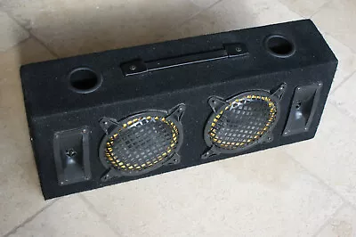 Kaufen Stereo Lautsprecher Box Tragbar Mit Schwarzem Filz • 10€