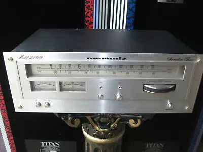 Kaufen Schöner Marantz Stereophonic Tuner Modell 2100 Fresh Serviced Beleuchtung Neu • 299.99€