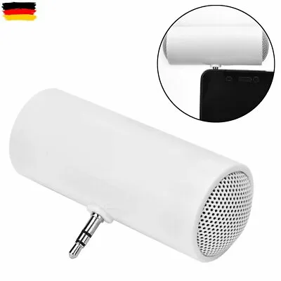 Kaufen Tragbarer Mini Lautsprecher Stereo 3.5mm Audio Speaker Für MP3 Handy Tablet Weiß • 7.59€