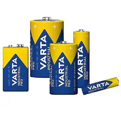 Kaufen VARTA Industrial PRO Batterien Alkaline AA I AAA I Baby C I Mono D I 9V E-Block • 6.60€