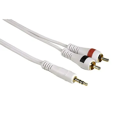 Kaufen Hama HQ 2m Klinke Cinch AUX Audio Kabel 3,5mm Klinken-Stecker Auf 2x Chinch RCA • 6.90€