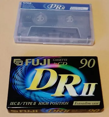 Kaufen FUJI DR-90 II  Type II Chrome-Position MC-Audio-Kassetten 1x Neu 1x Gebraucht • 10€