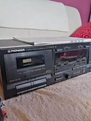 Kaufen Pioneer CT-W851R Doppel Stereo Kassettendeck Auto Reverse Cassette • 60€