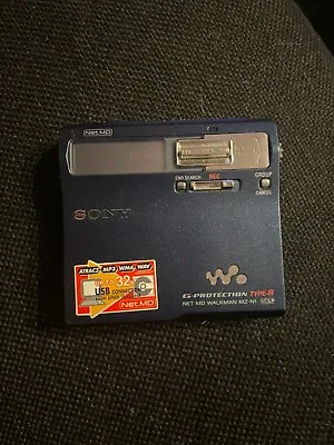 Kaufen Sony Walkman MZ-N1 Net MD Minidisc Player & Recorder Blau • 98.99€