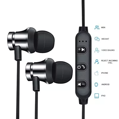 Kaufen Bluetooth Kopfhörer Wireless Ohrhörer Sport Ohrhörer In Ear Stereo Headset UK • 14.19€