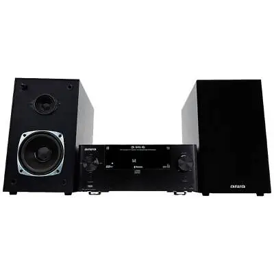 Kaufen Aiwa MSBTU-500 Stereoanlage Bluetooth®, AUX, CD, USB, UKW, 50 W Schwarz • 149.99€