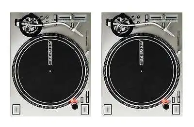 Kaufen Reloop RP-7000 MK2 Turntable Silver Twin Set 2 Professionelle DJ Plattenspieler • 1,265€