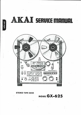 Kaufen Akai  Service Manual  Für GX- 625 Englisch  Copy • 9€