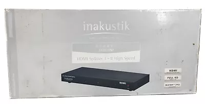 Kaufen Inakustik HDMI 1 > 8 High Speed Splitter Verteiler Adapter Hub 1080p Full HD 384 • 299.99€