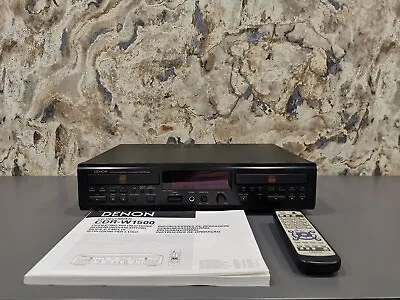 Kaufen Denon CDR-W1500 Dual HDCD CD Player/Recorder Fernbedienung & Handbuch - Hifi Separat • 494.19€