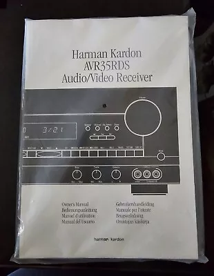Kaufen Harman Kardon AVR35RDS Bedienungsanleitungs Buch. • 25€