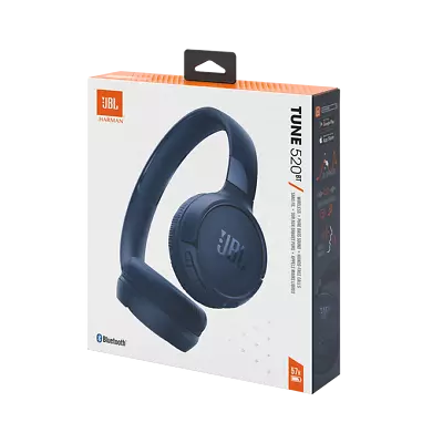 Kaufen JBL Tune 520BT Pure Bass Sound Bluetooth 5.3 Headset Overear Wireless Kopfhörer • 64.80€