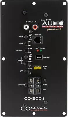 Kaufen Audio System CO-200.1 Hifi Aktivmodul Aktiv Verstärker Bass 130W Aktivbass • 119€