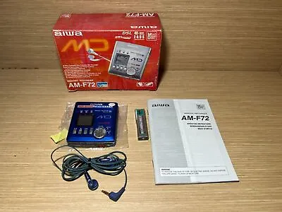 Kaufen SELTEN - Mini-Disc-Player MD Minidisc Aiwa AM-F72 (ähnlicher Typ Sony Walkman) • 90€