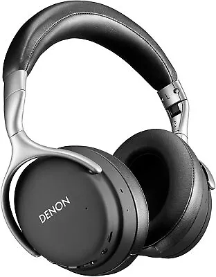 Kaufen Denon AH-GC30 Over-Ear Noise Cancelling AptX Faltbar Bluetooth Kopfhörer Schwarz • 179€