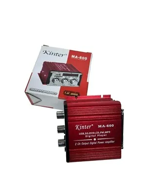 Kaufen Kinter MA-600 2-Kanal Mini-Verstärker Mit Fernbedienung USB MP3 Medienkarte FM 2 X 18 W • 20.36€