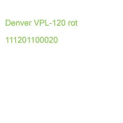 Kaufen Denver VPL-120 Rot 111201100020 (5706751026324) • 52.94€