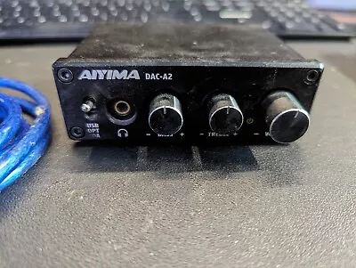 Kaufen AIYIMA DAC-A2 Headphone Amplifier PC-USB/Optical/Coaxial Input, RCA/3.5mm  • 20€