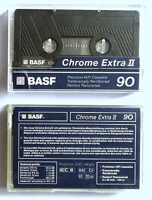 Kaufen Leerkassette / Tape, BASF  Chrome Extra II 90 ; CrO2 High Position ; IEC II • 4.85€